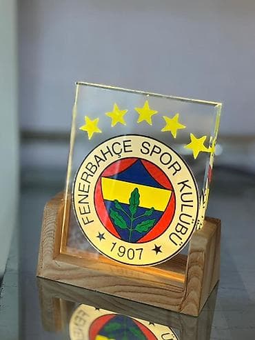 dekor ağac: Akril işıqlı masa dekoru – futbol klublarının loqolu - Material — 3