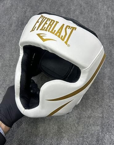 everlast: Everlast boks başlığı – ağ/qızılı rəng palitrası. - Tam üz ətrafı — 1