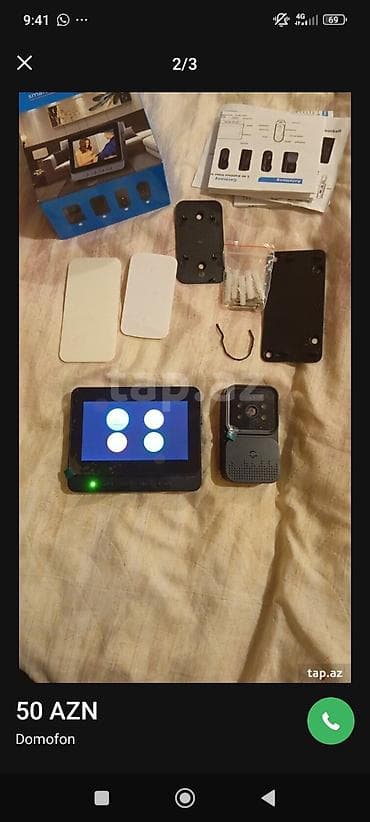 Фото и видеокамеры: Smart Home Video Doorbell – domofon sistemi Xüsusiyyətlər: - Daxili — 1