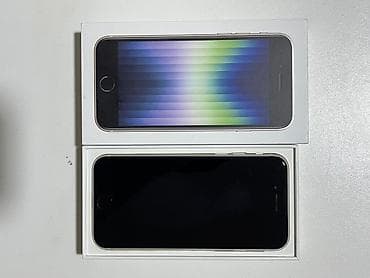 iphone 11 white: IPhone SE 2022, Gümüşü, Barmaq izi — 1