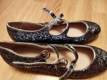 Tuflilər, Ölçü: 39, rəng - Gümüşü, Yeni