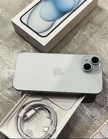 ses ucaldıcı: IPhone 15, 128 GB, Ağ, Face ID — 3