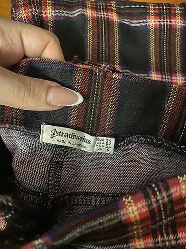 Şalvarlar: Şalvar, Stradivarius, XS, rəng - Qara — 3