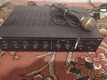 Karaoke/publika üçün səs gücləndirici və mikrofon dəsti Məhsulun