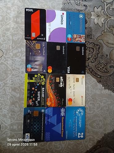 kart qabı: TOPLU PLASTİK KART KOLLEKSİYASI Birlikdə 25 manat. Tək-tək 2 — 1