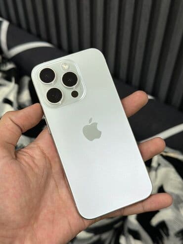 IPhone 15 Pro, 256 GB, Gümüşü, Face ID