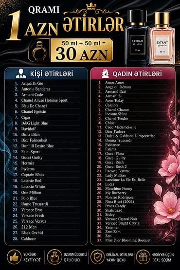 gucci: Etirmania Parfum – Qurban Bayramı kampaniyası - 1 al – 1 hədiyyə: 50 — 3