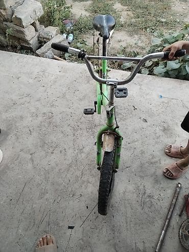 velosiped satışı: Yaşıl rəngli uşaq velosipedi. Bu model müxtəlif səthlərdə rahat — 6