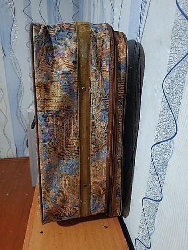 çant: GIMMY səfər çantası – iri ölçülü, naxışlı parça materialdan — 3