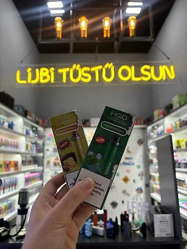 mosmo qelyan: Müxtəlif növ brendlərin satışı mövcuddur. HQD, Vozol, Elfbar — 4