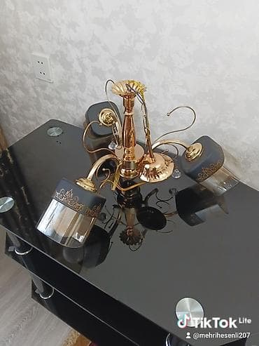 Люстра, 3 лампы, Металл