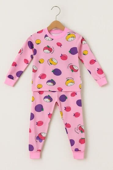 Məktəbli forması: Uşaq pijama dəstləri – 2 hissədən ibarət rahat komplekt - Üst və — 4