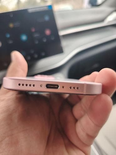 iphone 15 adapter: IPhone 15, 128 GB, Çəhrayı, Simsiz şarj — 4