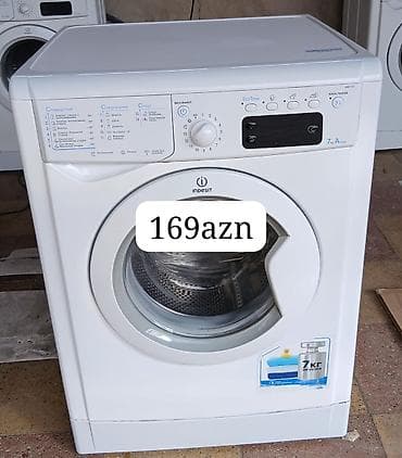 Indesit önyükləməli paltaryuyan maşın - Yük: 7 kq - Enerji sinfi: A -