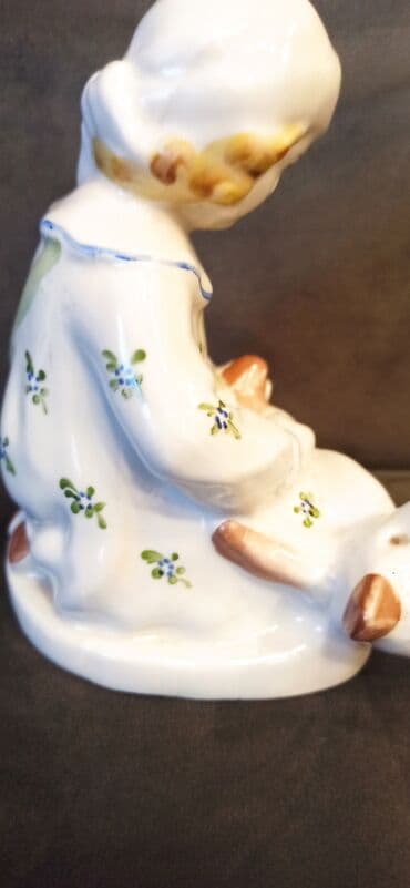 ваза напольная стеклянная высокая без узора: Heykəlcik, 1950 il, SSRİ, Pulsuz çatdırılma — 28