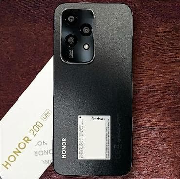 Компьютеры, ноутбуки и планшеты: Honor 200 Lite, 256 ГБ, цвет - Черный, С документами — 1