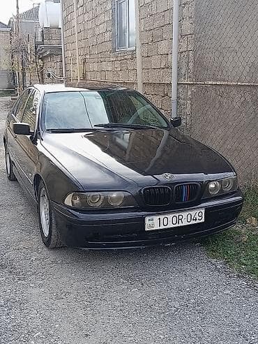 BMW 5 Series E39 sedan - Kuzov: qara rəng, 4 qapı, klassik E39