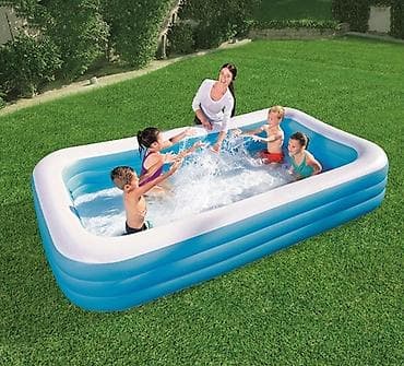 basen: 🌊 Elektron Nasos HƏDİYYƏ! 🎁 INTEX Şişmə Hovuz – Yay üçün ideal seçim! — 1