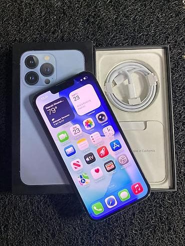 ipad pro 11: IPhone 13 Pro, 256 GB, Sierra Blue, Zəmanət, Kredit, Simsiz şarj — 5