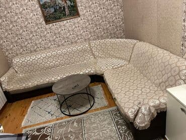 ikinci əl künc divanlar: Divan örtüyü.280--170--170.yeni kimdir baha qiymete alinib madam — 4