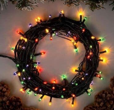 Srochno! Girlyanda dlya elki, svetodiodnaya. Novaya. 2 shtuki. 30