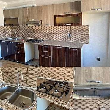 qaz peki: Metbex mebeli. 350azn. ölcü 4 m. Üzerinde qaz moyka aspiratör — 1