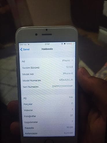 processor core i7: IPhone 6, Gümüşü — 1