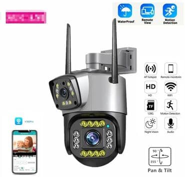 zoom kamera: 👉Kamera V380 Pro 2 lens 1080 FullHD (Camera wifi) 👉Sizə yeni cöl — 2