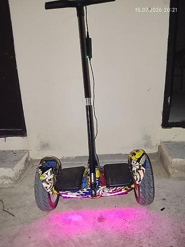 Elektrik nəqliyyatı: Özəlləşdirilmiş dizaynlı elektrik hoverboard (segway tipli, sükanlı) — 6