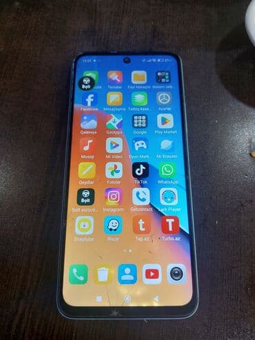 телефон fly fs551: Redmi 12, 128 ГБ, цвет - Голубой, Битый — 2