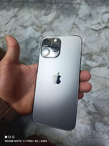 iphone 7 aux kabel: IPhone 13 Pro Max, 128 GB, Black Titanium, Barmaq izi, Simsiz şarj, Face ID — 7