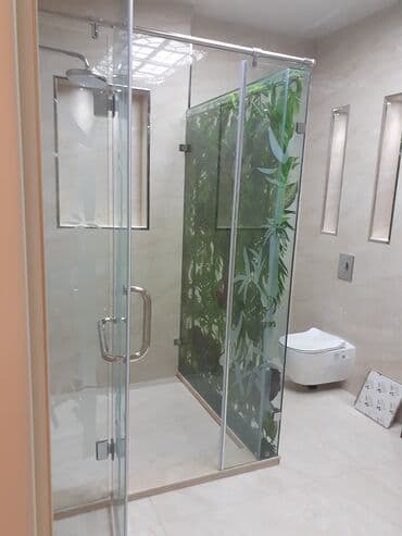 hamam ucun duş kabinleri: Yeni Arakəsmə, Düzbucaqlı, Pulsuz çatdırılma — 3