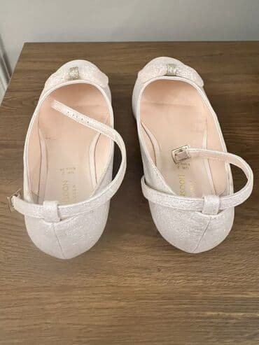 домашние женские тапочки балетки: Балетки, Размер: 34, цвет - Белый, Б/у — 1