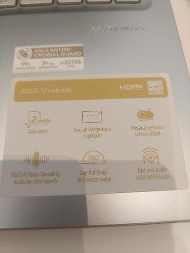 poco 6: ASUS Vivobook noutbuku - Gümüşü rəngdə korpus, yüngül və zərif dizayn — 5