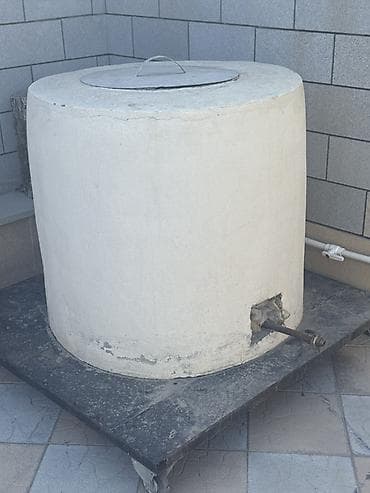 Moyka avadanlığı: Sobalı daş tandır (çörək/piti/ət üçün) - Silindrik formalı, qalın — 2