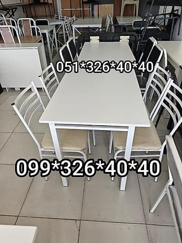 Mətbəx üçün, Yeni, Açılmayan, Dördbucaq masa, 4 stul lalafo.az -da Mətbəx üçün, Yeni, Açılmayan, Dördbucaq masa, 4 stul