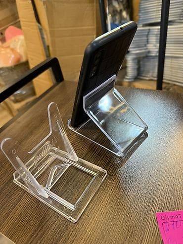 massaj yeni: Akril telefon dayağı – şəffaf, masaüstü istifadə üçün. Xüsusiyyətlər — 6