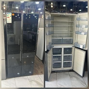 4 qapılı Hisense Soyuducu Satılır, rəng - Qara