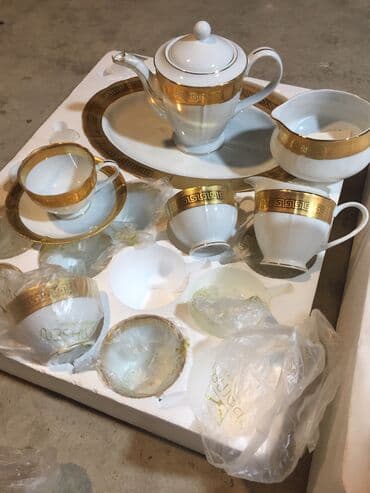 mayalı yumurta: Nahar dəsti, rəng - Qızılı — 3