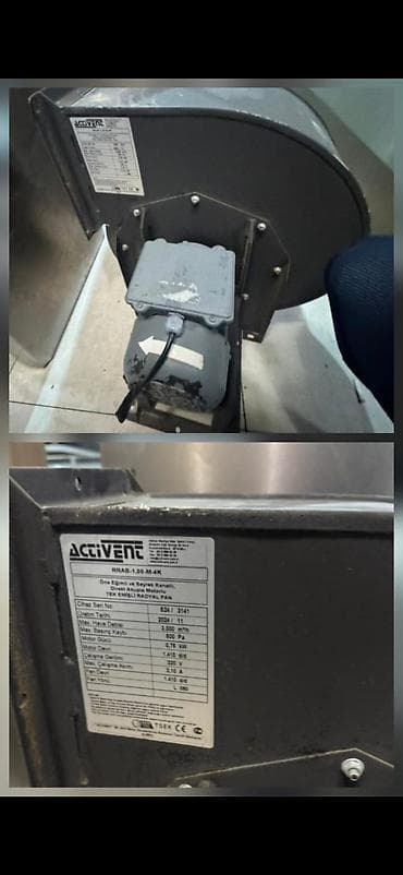 Activent RRAB-1,00-M4K radial fan *SEVA XİRDALAN* ULİTKA Havalandirma