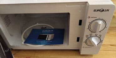 Mikrodalğalı sobalar: Mikrodalğalı soba Eurolux, Ayrıca dayanan, Mikrodalğalar ilə, rəng - Ağ, Yeni — 1