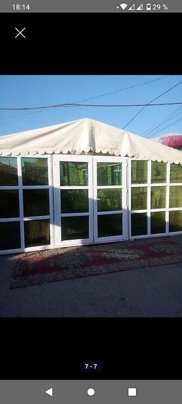 Toy və mərasim çadırı icarəsi.18metr,120neferlik.maşinsiz verilir.Real