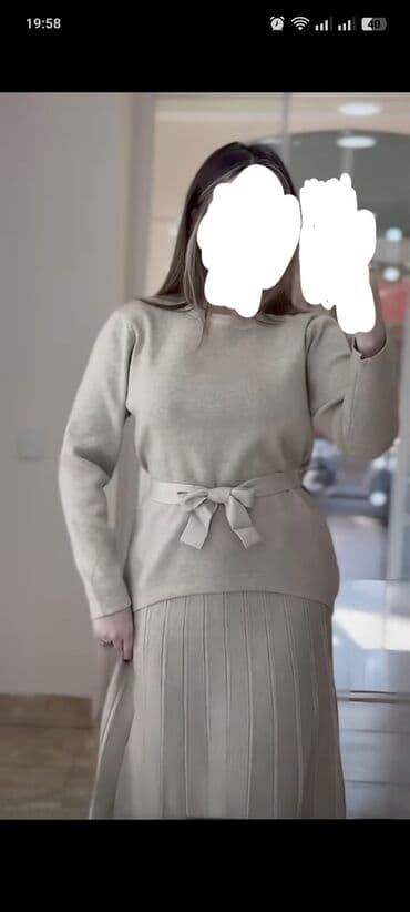 saint laurent: Повседневное платье, Миди, Yves Saint Laurent, M — 2