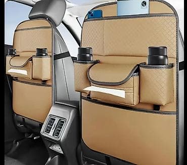 Ehtiyat hissələri: Avtomobil oturacağının arxası üçün çoxfunksiyalı təşkilatçı (2 ədəd — 1