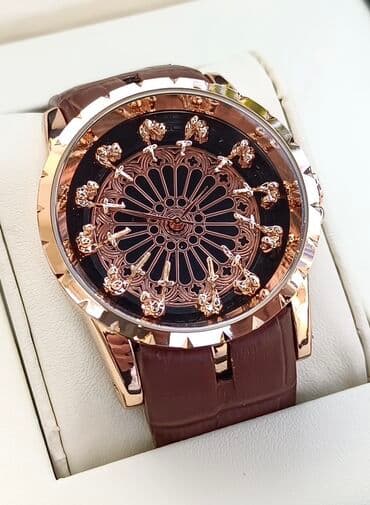 optik eynək cərcivələri: Qol saatı, rəng - Qızılı — 3