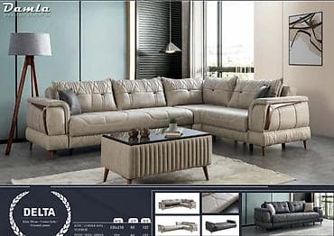 qapilar kreditle satisi: Damla Mebel – Delta künc divan Fabrik istehsalı mebellərin topdan — 1