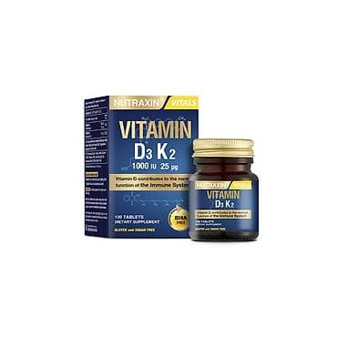 Nutraxin Vitamin D3 K2 qida əlavəsi – idman qidası Pakofka yeni k2 ilə — 1