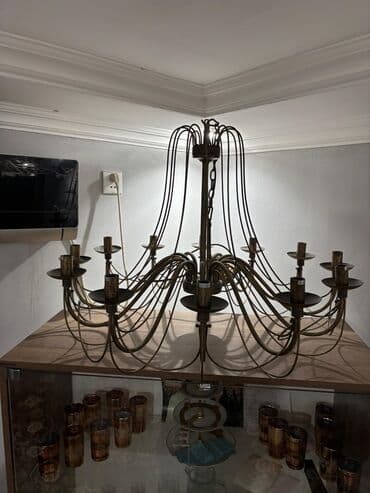 çilçıraq: Çılçıraq, 10 və daha çox lampa, Metal — 2