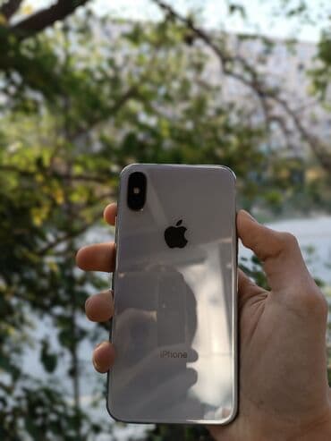 iphone 9s: IPhone X, 64 GB, Gümüşü, Face ID — 1