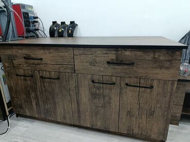 çay: Ofis mebel dəsti – kompüter masası, dolab, iş masası, çay masası — 3